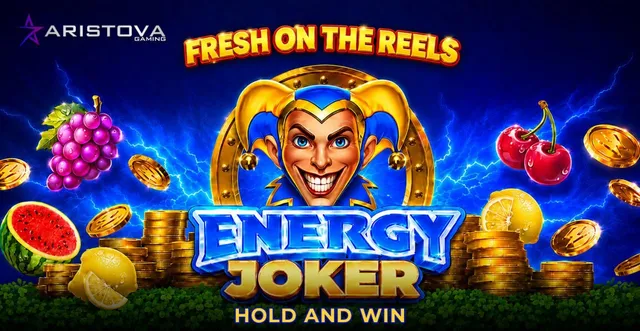 Aristova Energy Joker hold and win pokie banner in the SawSpin lobby
