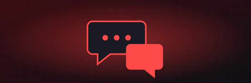 Chat bubbles for 24/7 live chat at SawSpin Casino Australia